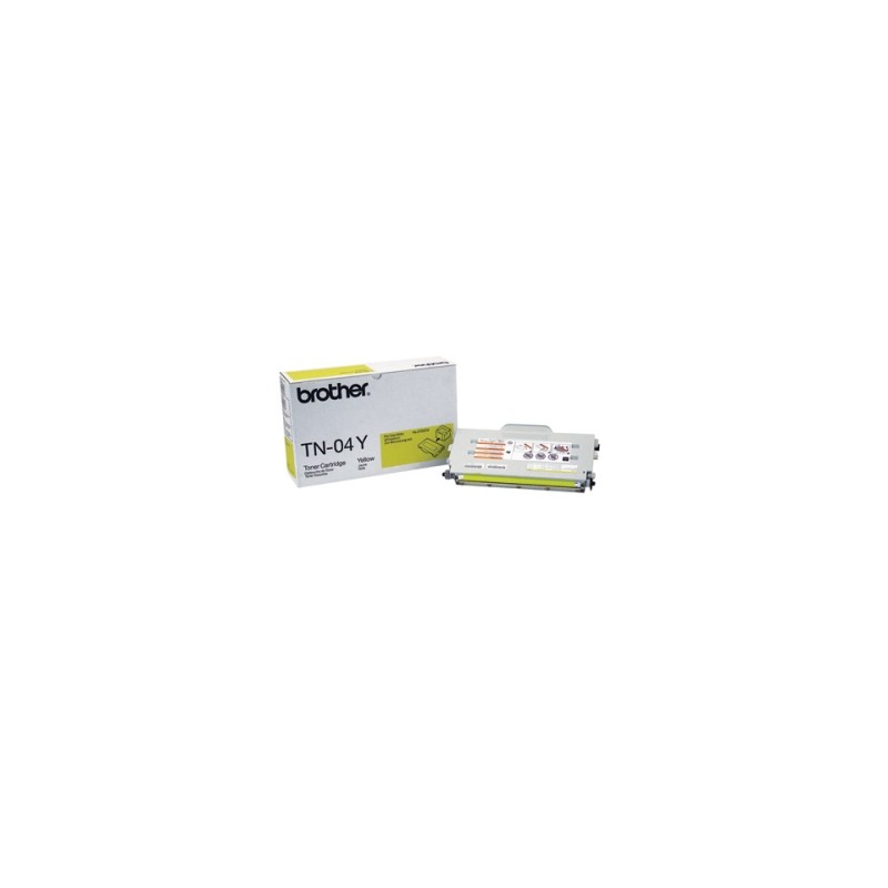BROTHER TONER GIALLO TN-04Y ~6600 COPIE BROTHER TONER GIALLO TN-04Y ~6600 COPIE