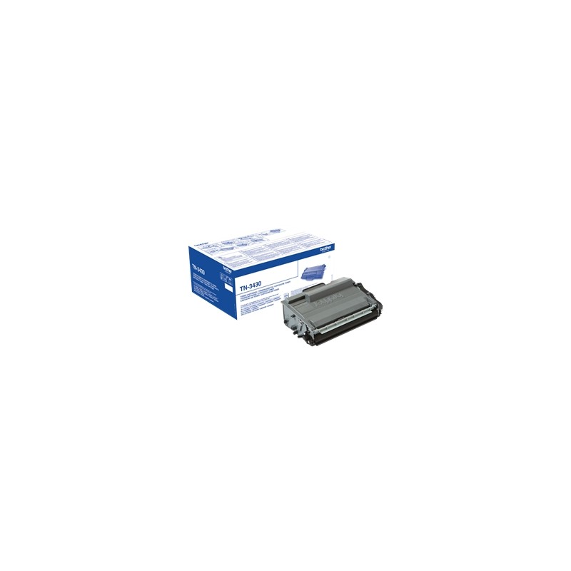 BROTHER TONER NERO TN-3430 3000 COPIE ORIGINALE BROTHER TONER NERO TN-3430 3000 COPIE ORIGINALE