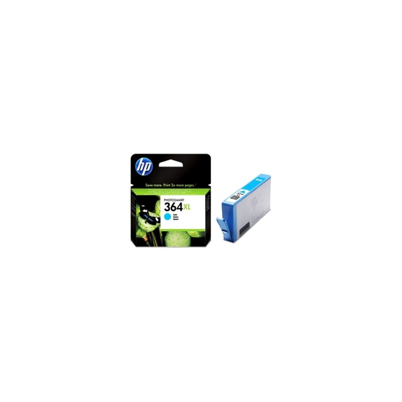 HP CARTUCCIA D\'INCHIOSTRO CIANO CB323EE 364 XL 750 COPIE 7.5ML ORIGINALE HP CARTUCCIA D\'INCHIOSTRO CIANO CB323EE 364 XL 750 COPIE 7.5ML ORIGINALE