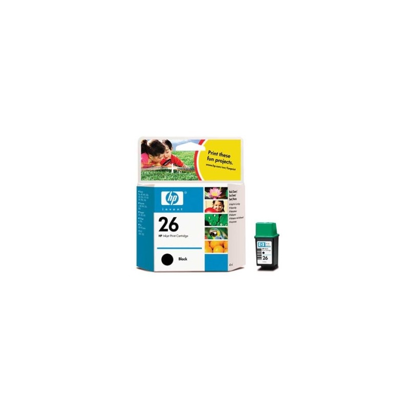 HP CARTUCCIA D\'INCHIOSTRO NERO 51626AE 26 40ML HP CARTUCCIA D\'INCHIOSTRO NERO 51626AE 26 40ML