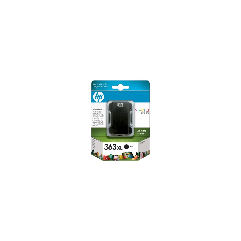 HP CARTUCCIA D\'INCHIOSTRO NERO C8719EE 363 XL ~1000 COPIE 17ML HP CARTUCCIA D\'INCHIOSTRO NERO C8719EE 363 XL ~1000 COPIE 17ML