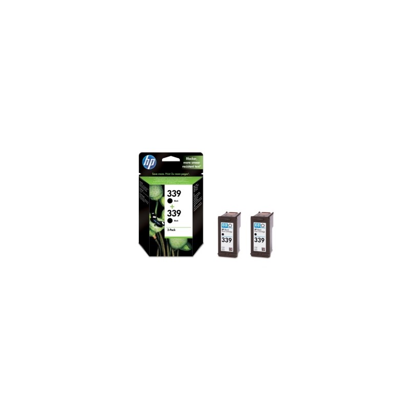 HP MULTIPACK NERO C9504EE 339 2X C8767EE (HP 339) ORIGINALE HP MULTIPACK NERO C9504EE 339 2X C8767EE (HP 339) ORIGINALE