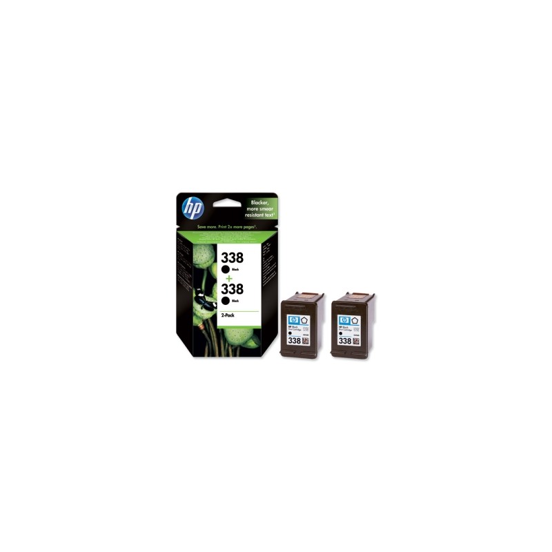 HP MULTIPACK NERO CB331EE 338 2X C8765EE (HP 338) ORIGINALE HP MULTIPACK NERO CB331EE 338 2X C8765EE (HP 338) ORIGINALE