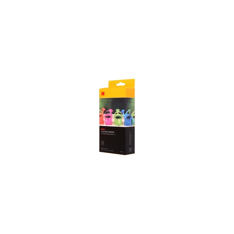 KODAK CARTA BIANCO PMC-30 ALL-IN-ONE CARTRIDGE CARTA FOTOGRAFICA, TERMO, 5,4 X 8,6 CM, 30 FOGLI, BRILLANTE KODAK CARTA BIANCO PMC-30 ALL-IN-ONE CARTRIDGE CARTA FOTOGRAFICA, TERMO, 5,4 X 8,6 CM, 30 FOGLI, BRILLANTE