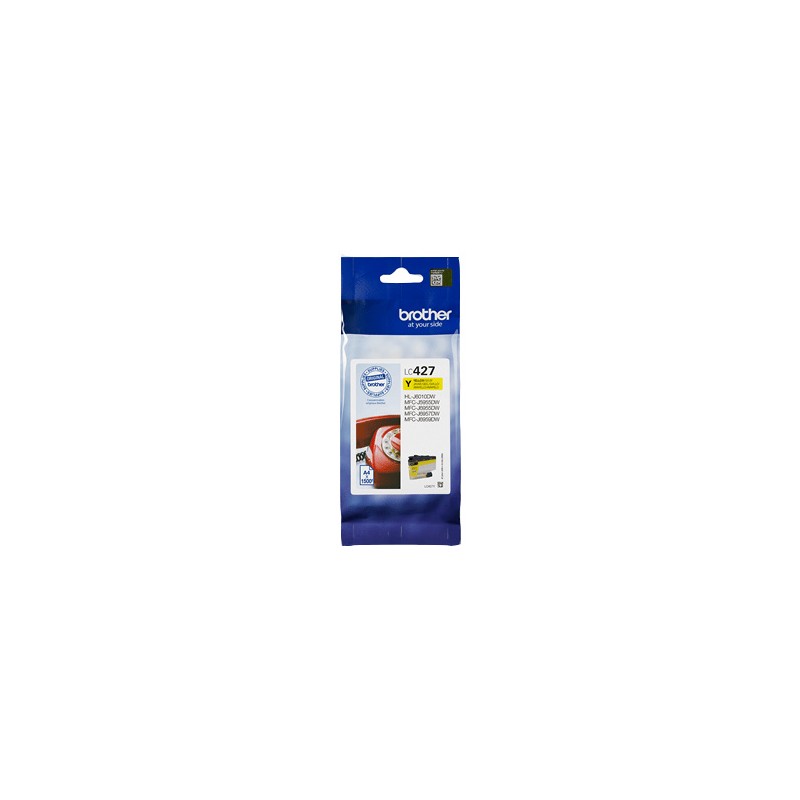 BROTHER CARTUCCIA D\'INCHIOSTRO GIALLO LC427Y LC-427Y 1500 COPIE ORIGINALE BROTHER CARTUCCIA D\'INCHIOSTRO GIALLO LC427Y LC-427Y 1500 COPIE ORIGINALE