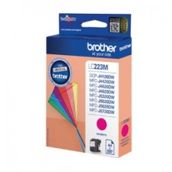 BROTHER CARTUCCIA D\'INCHIOSTRO MAGENTA LC223M LC-223 550 COPIE 5,9ML ORIGINALE