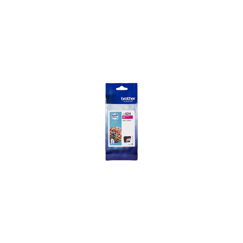 BROTHER CARTUCCIA D\'INCHIOSTRO MAGENTA LC424M LC-424M 750 COPIE ORIGINALE BROTHER CARTUCCIA D\'INCHIOSTRO MAGENTA LC424M LC-424M 750 COPIE ORIGINALE