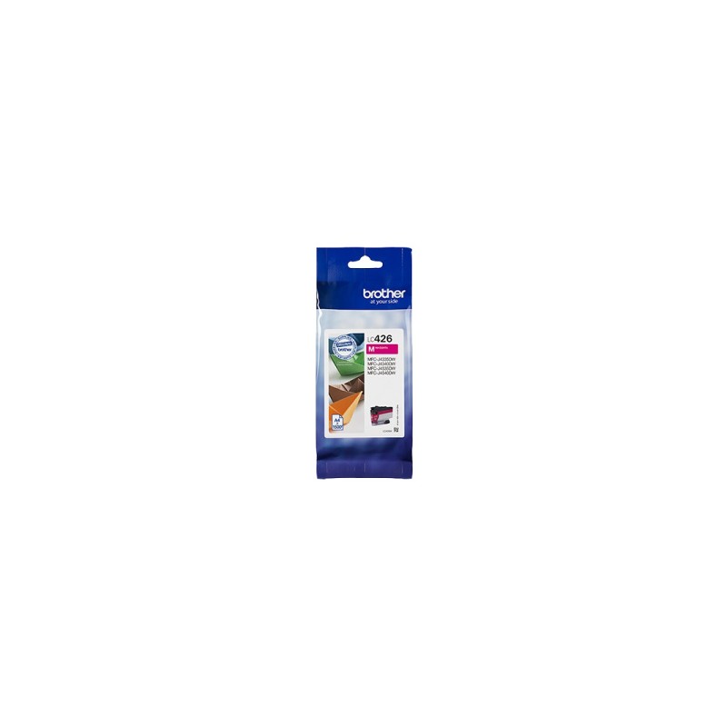 BROTHER CARTUCCIA D\'INCHIOSTRO MAGENTA LC426M LC-426M 1500 COPIE ORIGINALE BROTHER CARTUCCIA D\'INCHIOSTRO MAGENTA LC426M LC-426M 1500 COPIE ORIGINALE
