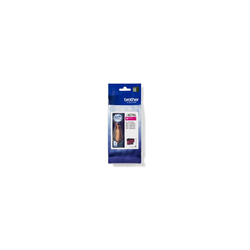BROTHER CARTUCCIA D\'INCHIOSTRO MAGENTA LC427XLM LC-427XLM 5000 COPIE ORIGINALE BROTHER CARTUCCIA D\'INCHIOSTRO MAGENTA LC427XLM LC-427XLM 5000 COPIE ORIGINALE
