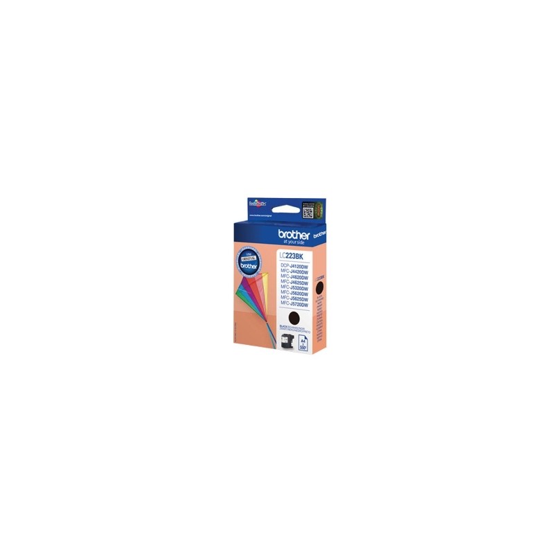 BROTHER CARTUCCIA D\'INCHIOSTRO NERO LC223BK LC-223 550 COPIE 11,8ML ORIGINALE