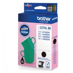 BROTHER CARTUCCIA D\'INCHIOSTRO NERO LC227XLBK LC-227XL 1200 COPIE 25ML ORIGINALE