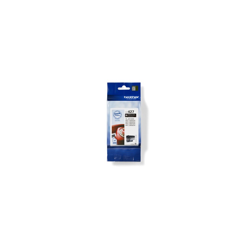 BROTHER CARTUCCIA D\'INCHIOSTRO NERO LC427BK LC-427BK 3000 COPIE ORIGINALE BROTHER CARTUCCIA D\'INCHIOSTRO NERO LC427BK LC-427BK 3000 COPIE ORIGINALE