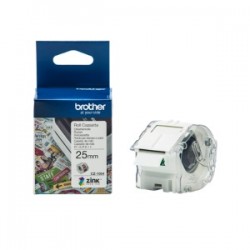 BROTHER ETICHETTE BIANCO / TRASPARENTE CZ-1004 25 MM ROTOLO DI ETICHETTE COLORATE 25 MM X  ORIGINALE