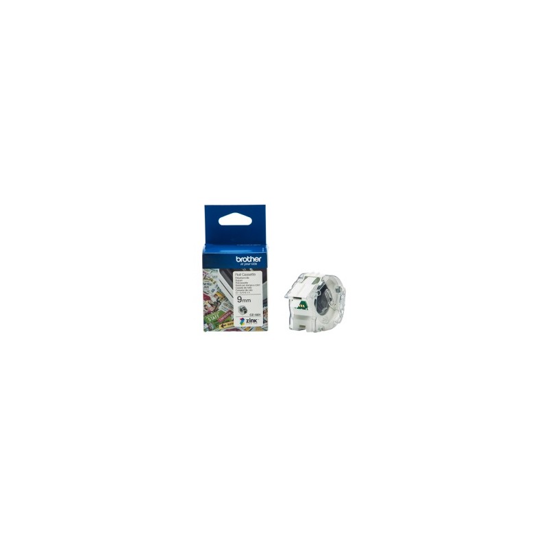 BROTHER ETICHETTE VIOLETTO / BIANCO CZ-1001 9 MM ROTOLO DI ETICHETTE COLORATE 9 MM X 5 M, ORIGINALE BROTHER ETICHETTE VIOLETTO / BIANCO CZ-1001 9 MM ROTOLO DI ETICHETTE COLORATE 9 MM X 5 M, ORIGINALE