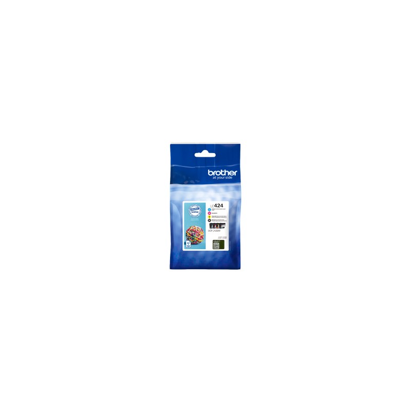 BROTHER MULTIPACK NERO / CIANO / MAGENTA / GIALLO LC-424 LC424VAL 3000 COPIE ORIGINALE BROTHER MULTIPACK NERO / CIANO / MAGENTA / GIALLO LC-424 LC424VAL 3000 COPIE ORIGINALE
