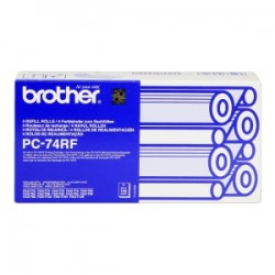 BROTHER NASTRO A TRASFERIMENTO TERMICO PC-74RF A 4 PEZZI ORIGINALE