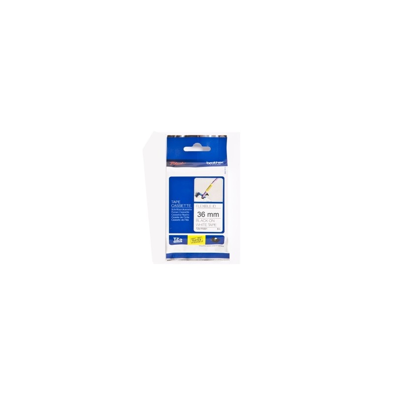 BROTHER NASTRO NERO SU BIANCO TZE-261 TZ-261 36 MM X 8 M, LAMINATO ORIGINALE BROTHER NASTRO NERO SU BIANCO TZE-261 TZ-261 36 MM X 8 M, LAMINATO ORIGINALE