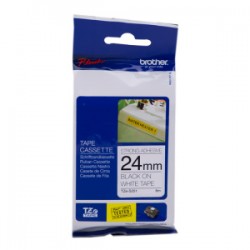BROTHER NASTRO NERO SU BIANCO TZE-S251 TZ-S251 24 MM X 8 M, LAMINATO ORIGINALE