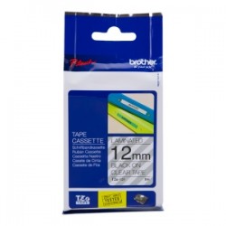 BROTHER NASTRO NERO SU TRASPARENTE TZE-131 TZ-131 12 MM X 8 M, LAMINATO ORIGINALE