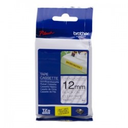 BROTHER NASTRO NERO SU TRASPARENTE TZE-S131 TZ-S131 12 MM X 8 M, LAMINATO ORIGINALE
