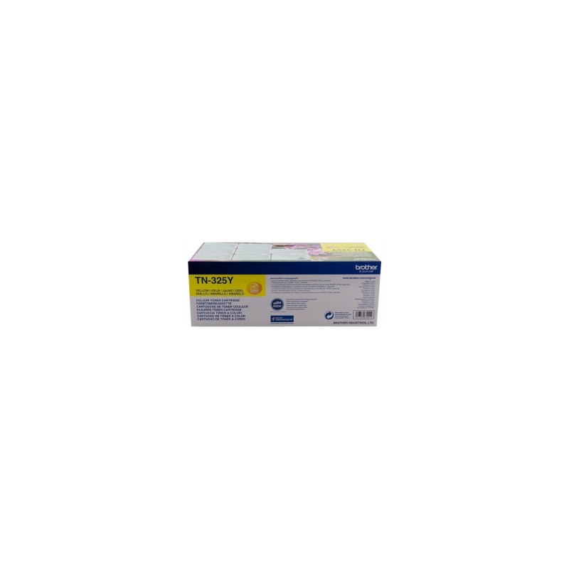 BROTHER TONER GIALLO TN-325Y 325 3500 COPIE ORIGINALE BROTHER TONER GIALLO TN-325Y 325 3500 COPIE ORIGINALE