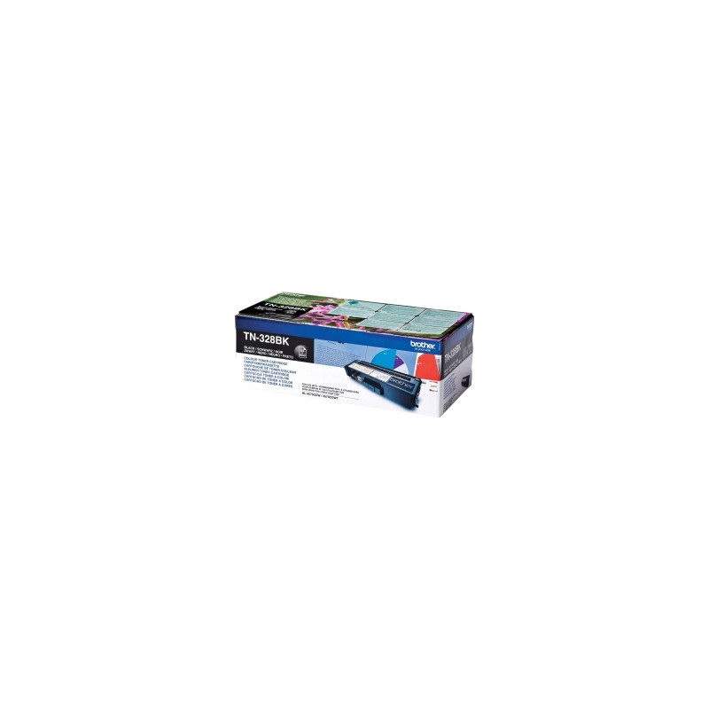 BROTHER TONER NERO TN-328BK 328 6000 COPIE ORIGINALE