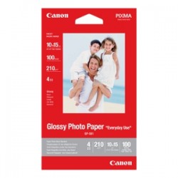 CANON CARTA BIANCO 0775B001 GP-501 CARTA FOTOGRAFICA, DIN A4, 200 G/MÂ², 100 FOGLI, BRILLA ORIGINALE