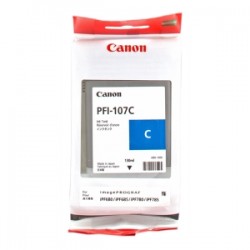 CANON CARTUCCIA D\'INCHIOSTRO CIANO PFI-107C 6706B001 130ML ORIGINALE