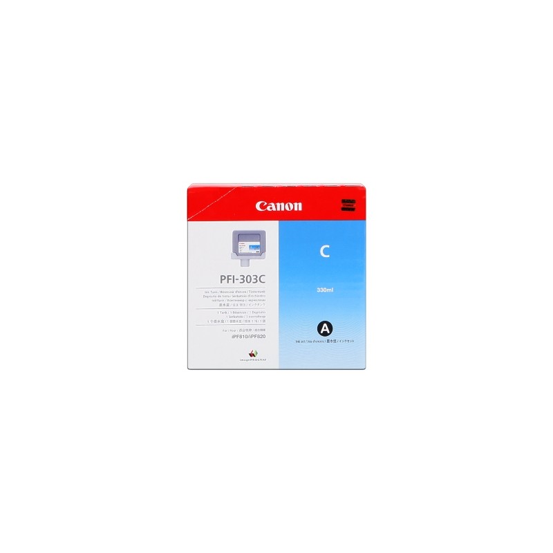 CANON CARTUCCIA D\'INCHIOSTRO CIANO PFI-303C 2959B001 330ML ORIGINALE CANON CARTUCCIA D\'INCHIOSTRO CIANO PFI-303C 2959B001 330ML ORIGINALE
