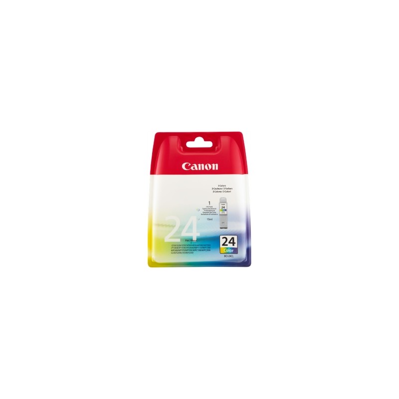 CANON CARTUCCIA D\'INCHIOSTRO COLORE BCI-24CL 6882A002 15ML CANON CARTUCCIA D\'INCHIOSTRO COLORE BCI-24CL 6882A002 15ML