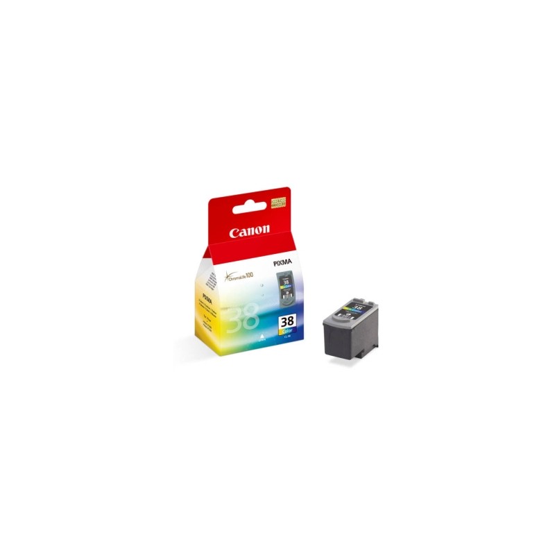 CANON CARTUCCIA D\'INCHIOSTRO DIFFERENTI COLORI CL-38 2146B001 205 COPIE 9ML ORIGINALE CANON CARTUCCIA D\'INCHIOSTRO DIFFERENTI COLORI CL-38 2146B001 205 COPIE 9ML ORIGINALE