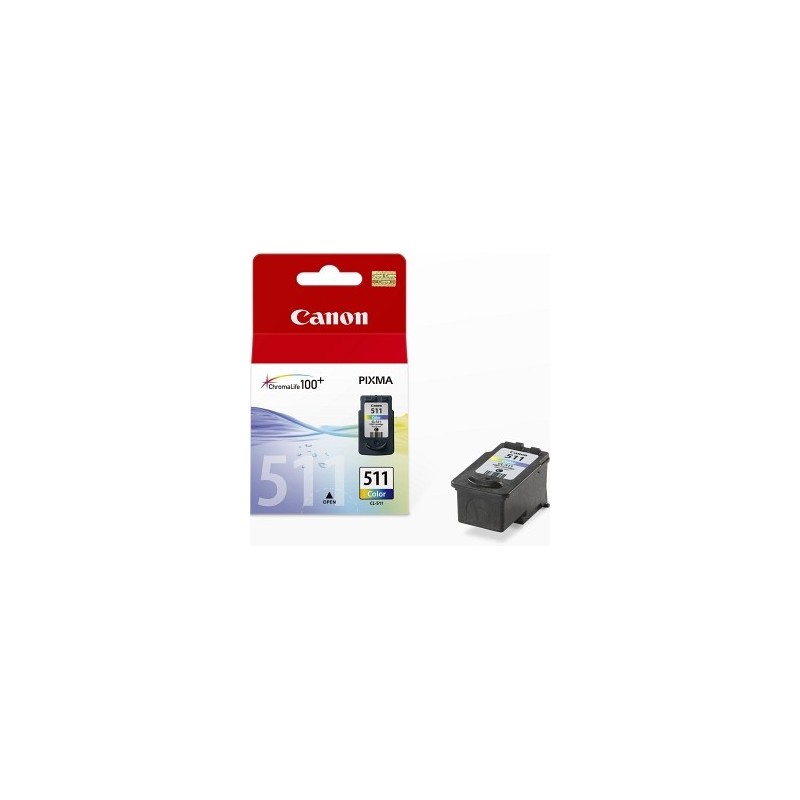 CANON CARTUCCIA D\'INCHIOSTRO DIFFERENTI COLORI CL-511 2972B001 9ML ORIGINALE CANON CARTUCCIA D\'INCHIOSTRO DIFFERENTI COLORI CL-511 2972B001 9ML ORIGINALE