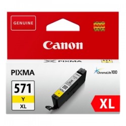 CANON CARTUCCIA D\'INCHIOSTRO GIALLO CLI-571Y XL 0334C001 11ML XL ORIGINALE