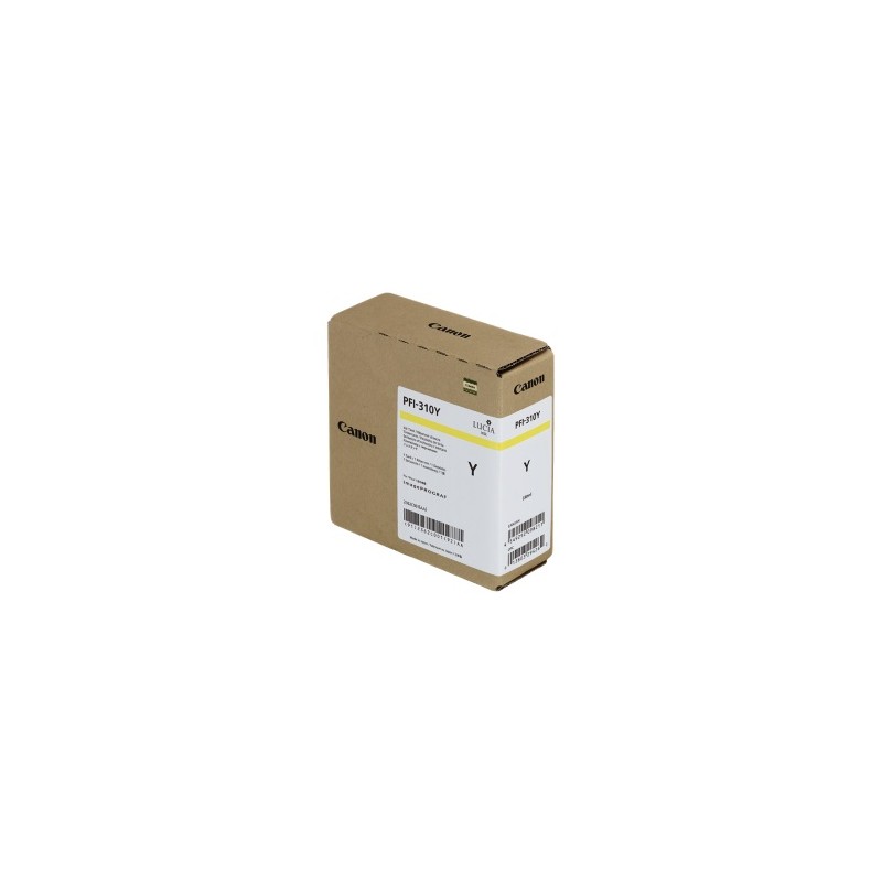 CANON CARTUCCIA D\'INCHIOSTRO GIALLO PFI-310Y 2362C001 330ML ORIGINALE CANON CARTUCCIA D\'INCHIOSTRO GIALLO PFI-310Y 2362C001 330ML ORIGINALE