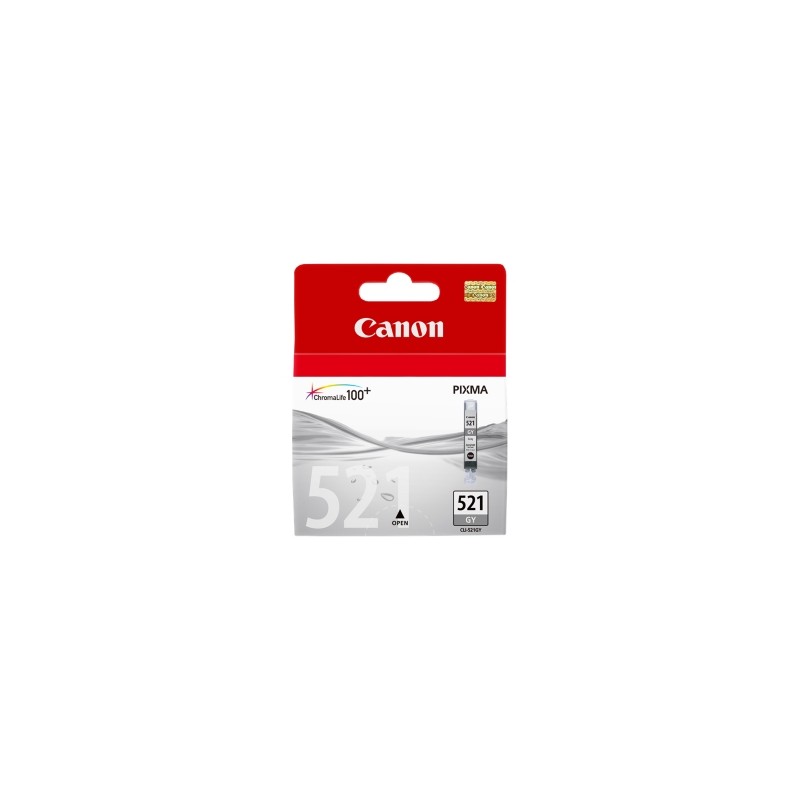 CANON CARTUCCIA D\'INCHIOSTRO GRIGIO CLI-521GY 2937B001 9ML ORIGINALE CANON CARTUCCIA D\'INCHIOSTRO GRIGIO CLI-521GY 2937B001 9ML ORIGINALE