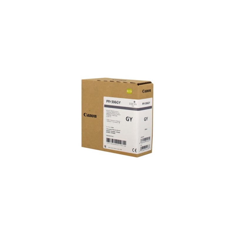 CANON CARTUCCIA D\'INCHIOSTRO GRIGIO PFI-306GY 6666B001 330ML ORIGINALE