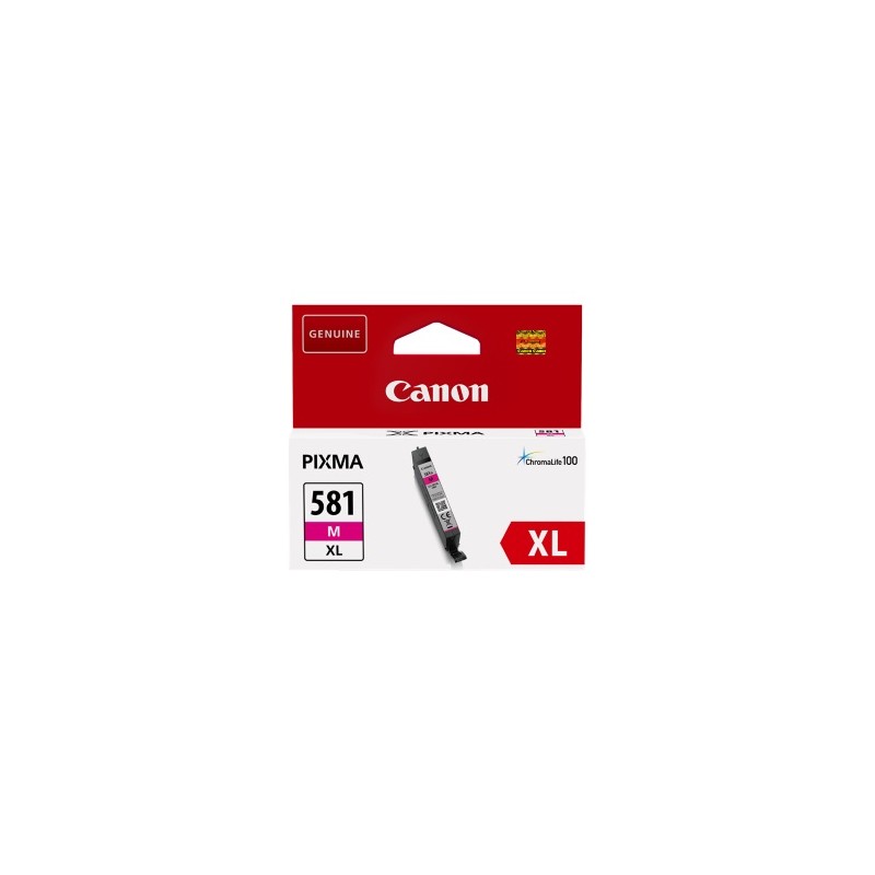 CANON CARTUCCIA D\'INCHIOSTRO MAGENTA CLI-581M XL 2050C001 474 COPIE 8,3ML ORIGINALE CANON CARTUCCIA D\'INCHIOSTRO MAGENTA CLI-581M XL 2050C001 474 COPIE 8,3ML ORIGINALE