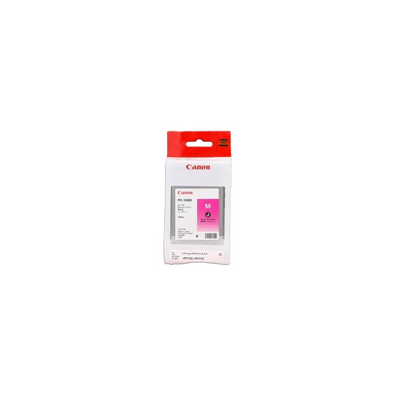 CANON CARTUCCIA D\'INCHIOSTRO MAGENTA PFI-104M 3631B001 130ML ORIGINALE