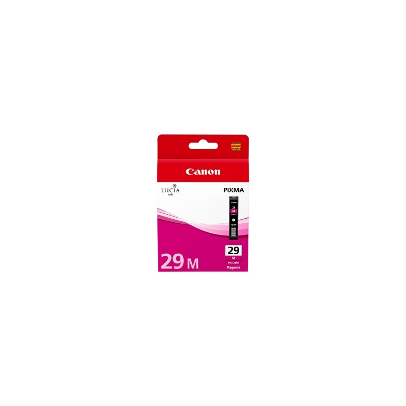 CANON CARTUCCIA D\'INCHIOSTRO MAGENTA PGI-29M 4874B001 36ML PER CIRCA 1.850 (FORMATO 10 X 1 ORIGINALE CANON CARTUCCIA D\'INCHIOSTRO MAGENTA PGI-29M 4874B001 36ML PER CIRCA 1.850 (FORMATO 10 X 1 ORIGINALE