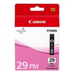 CANON CARTUCCIA D\'INCHIOSTRO MAGENTA PGI-29PM 4877B001 36ML PER CIRCA 1.010 FOTO (FORMATO  ORIGINALE