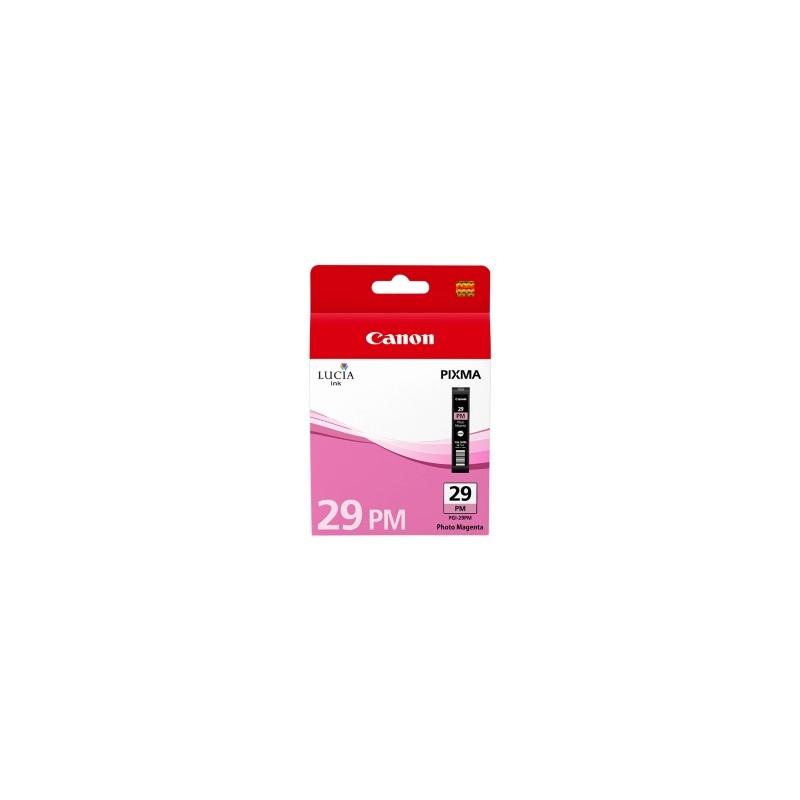 CANON CARTUCCIA D\'INCHIOSTRO MAGENTA PGI-29PM 4877B001 36ML PER CIRCA 1.010 FOTO (FORMATO ORIGINALE CANON CARTUCCIA D\'INCHIOSTRO MAGENTA PGI-29PM 4877B001 36ML PER CIRCA 1.010 FOTO (FORMATO ORIGINALE