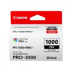 CANON CARTUCCIA D\'INCHIOSTRO NERO (FOTO) PFI-1000PBK 0546C001 80ML ORIGINALE