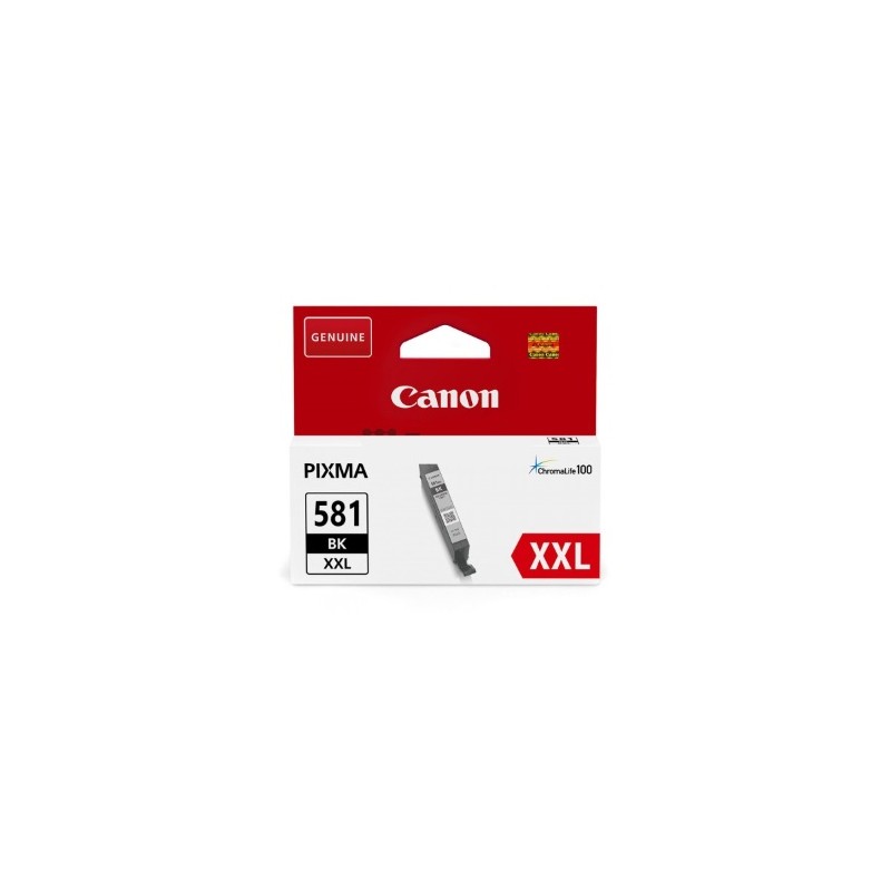 CANON CARTUCCIA D\'INCHIOSTRO NERO CLI-581BK XXL 1998C001 6360 COPIE 11,7ML ORIGINALE CANON CARTUCCIA D\'INCHIOSTRO NERO CLI-581BK XXL 1998C001 6360 COPIE 11,7ML ORIGINALE