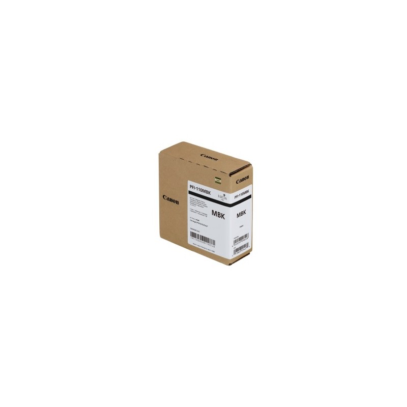 CANON CARTUCCIA D\'INCHIOSTRO NERO PFI-110MBK 2363C001 160ML ORIGINALE CANON CARTUCCIA D\'INCHIOSTRO NERO PFI-110MBK 2363C001 160ML ORIGINALE