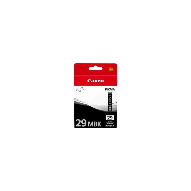 CANON CARTUCCIA D\'INCHIOSTRO NERO PGI-29MBK 4868B001 36ML PER CIRCA 1.925 FOTO (FORMATO 10 ORIGINALE CANON CARTUCCIA D\'INCHIOSTRO NERO PGI-29MBK 4868B001 36ML PER CIRCA 1.925 FOTO (FORMATO 10 ORIGINALE