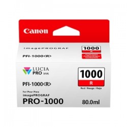 CANON CARTUCCIA D\'INCHIOSTRO ROSSO PFI-1000R 0554C001 80ML ORIGINALE