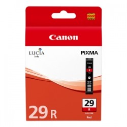 CANON CARTUCCIA D\'INCHIOSTRO ROSSO PGI-29R 4878B001 36ML PER CIRCA 3.370 FOTO (FORMATO 10  ORIGINALE