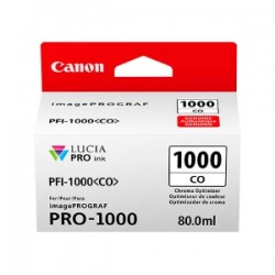 CANON CARTUCCIA D\'INCHIOSTRO TRASPARENTE PFI-1000CO 0556C001 80ML CHROMA OPTIMIZER ORIGINALE