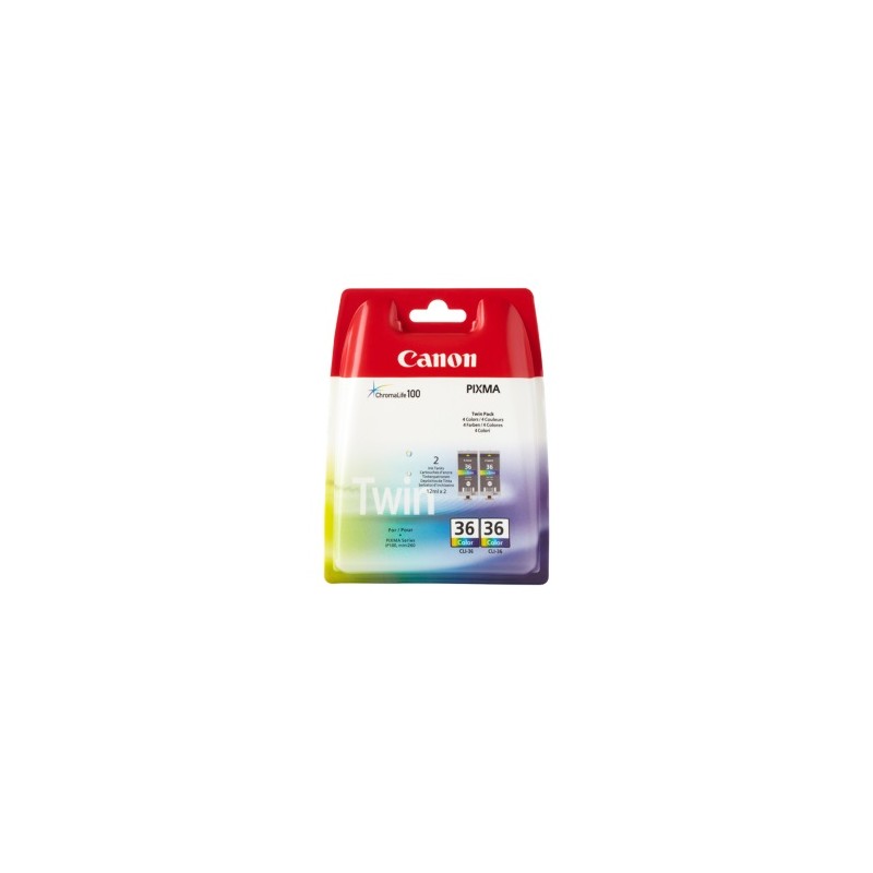 CANON MULTIPACK DIFFERENTI COLORI CLI-36 TWIN 1511B018 NASTRO TRASFERIMENTO TERMICO ORIGINALE