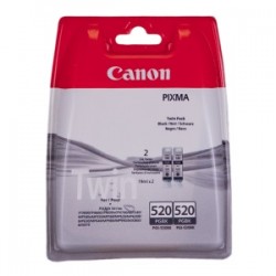 CANON MULTIPACK NERO PGI-520BK TWIN 2932B012 CARTUCCIE DÂ´INCHIOSTRO, CONFEZIONE DOPPIA ORIGINALE